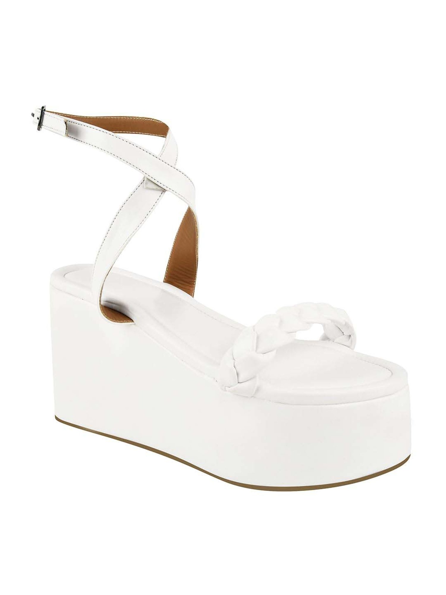 Shoetopia Kids White Ankle Strap Sandals