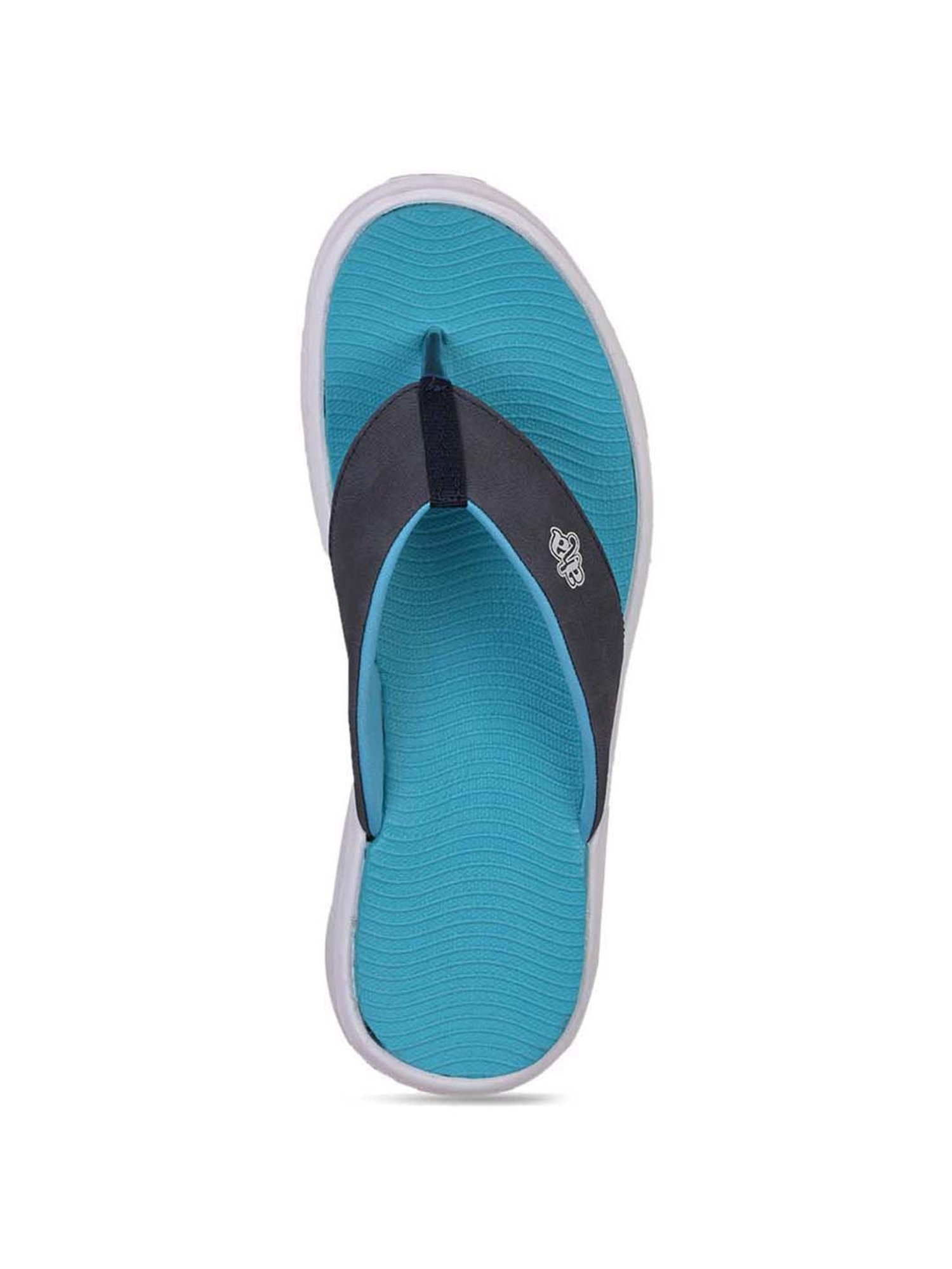 Aha by Liberty Women's Grey & Blue Flip Flops