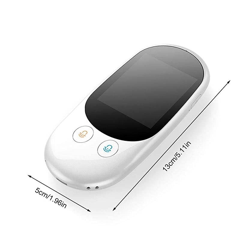 Portable Immediate Voice Language Translator Device Two Way Translation in 79 Languages Offline Translation Smart WiFi 24 Inch Touch Screen Translator for Learning Shopping Business Travel