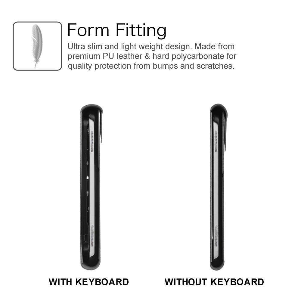 Fintie Keyboard Case for Samsung Galaxy Tab A 10.1(2016 NO S Pen Version),Slim Lightweight Stand Cover w/Magnetically Detachable Wireless Bluetooth Keyboard Compatible with Tab A 10.1 Inch, Black