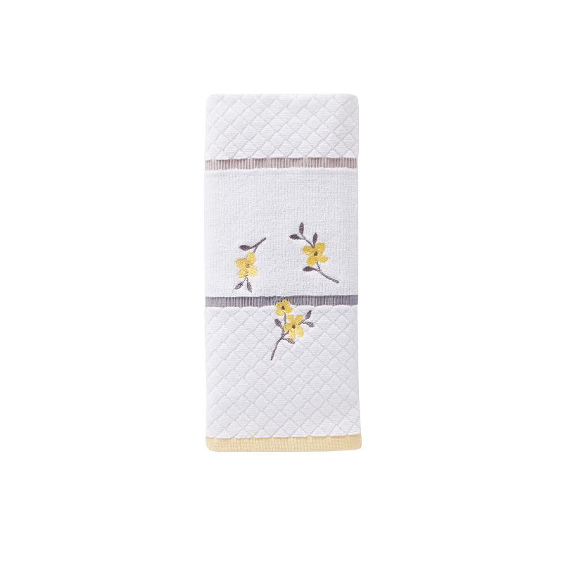 Spring Garden Hand Towel White - Saturday Knight Ltd.