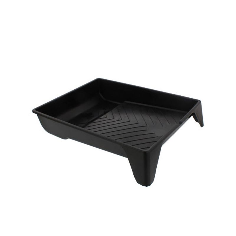 Great American Marketing PT09027 9 Inch Home Improvement Project Plastic Paint and Stain Tray Accessory, Black