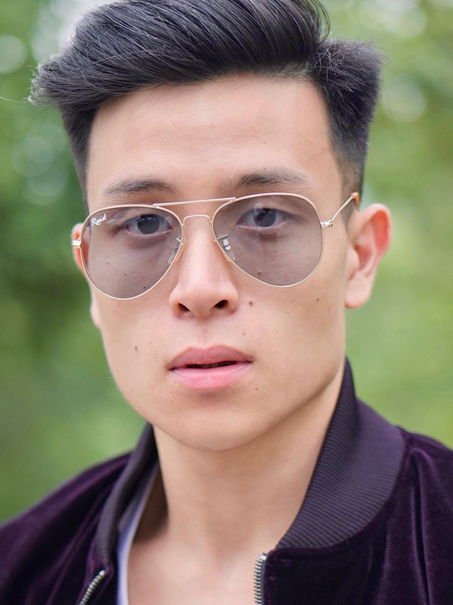 Resist Eyewear Clear Aviator UV Protection Unisex Sunglasses