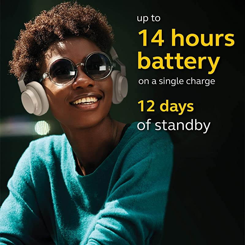 Move Style Edition, Beige &ndash; Wireless Bluetooth Headphones with Superior Sounds Quality, Long Battery Life, Ultra-Light and Comfortable Wireless Headphones, 3.5 mm Jack Connector Included