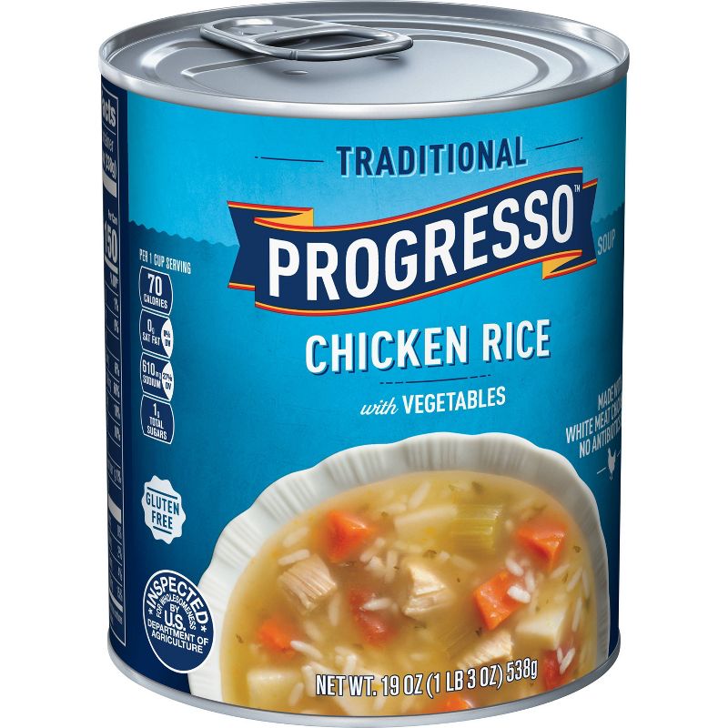 Progresso Traditional Chicken Rice Vegetables Soup 19oz