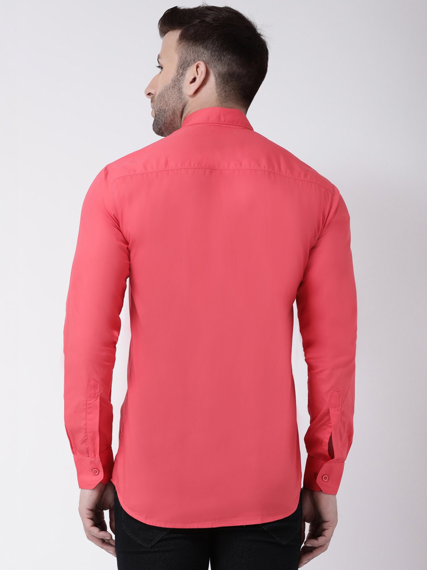 Hangup Plus Red Slim Fit Pure Cotton Shirt