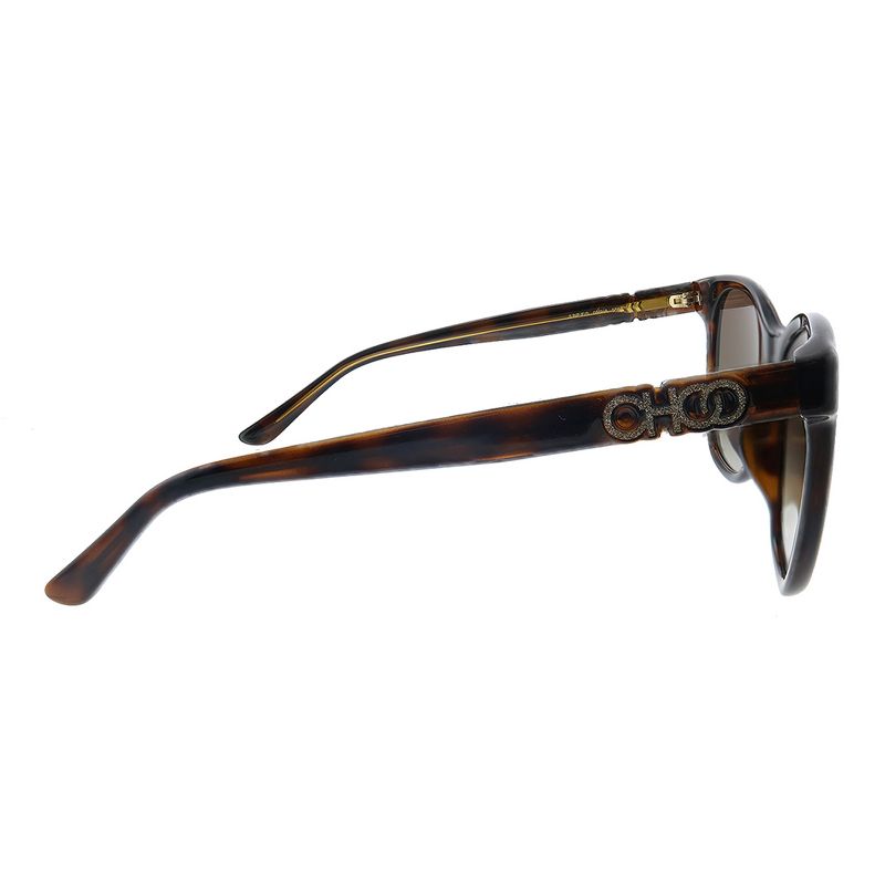 Jimmy Choo June/F/S 086 Womens Cat-Eye Sunglasses Dark Havana 56mm