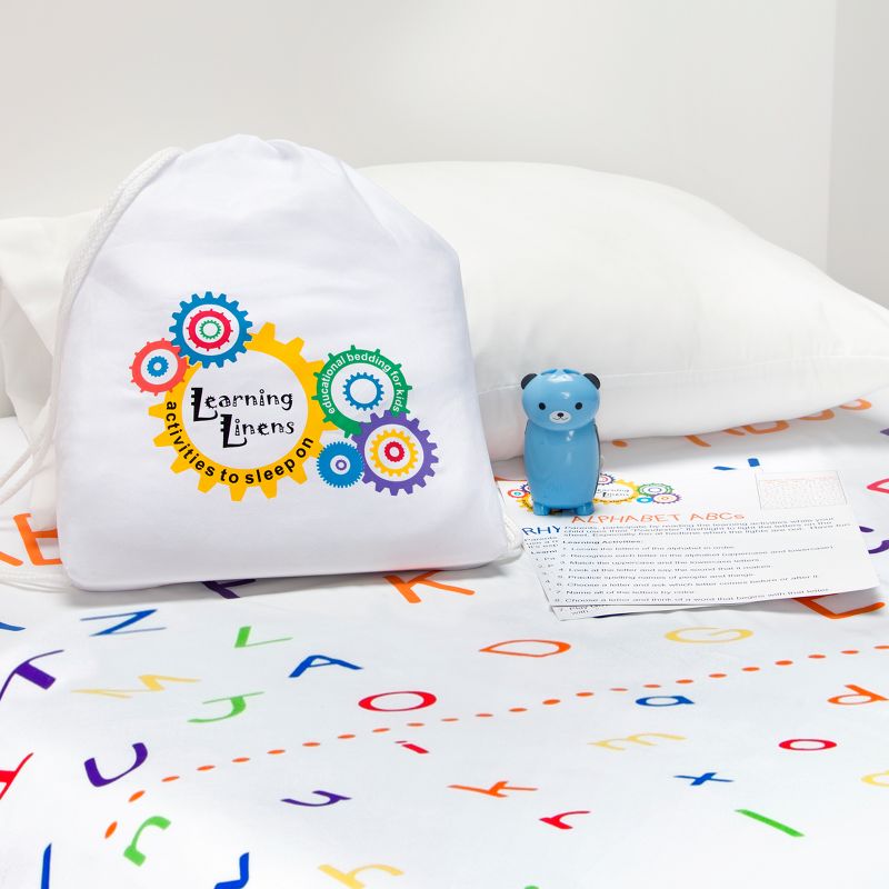 Educational Alphabet Sheet Set (Twin) - Learning Linens