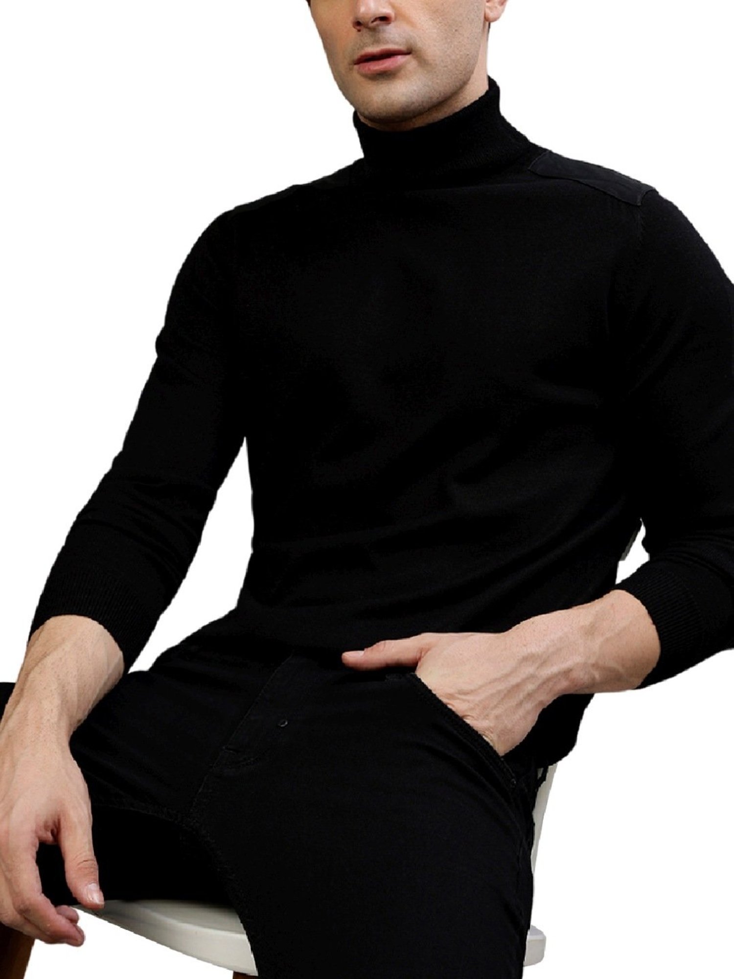 Antony Morato Black Regular Fit Sweaters