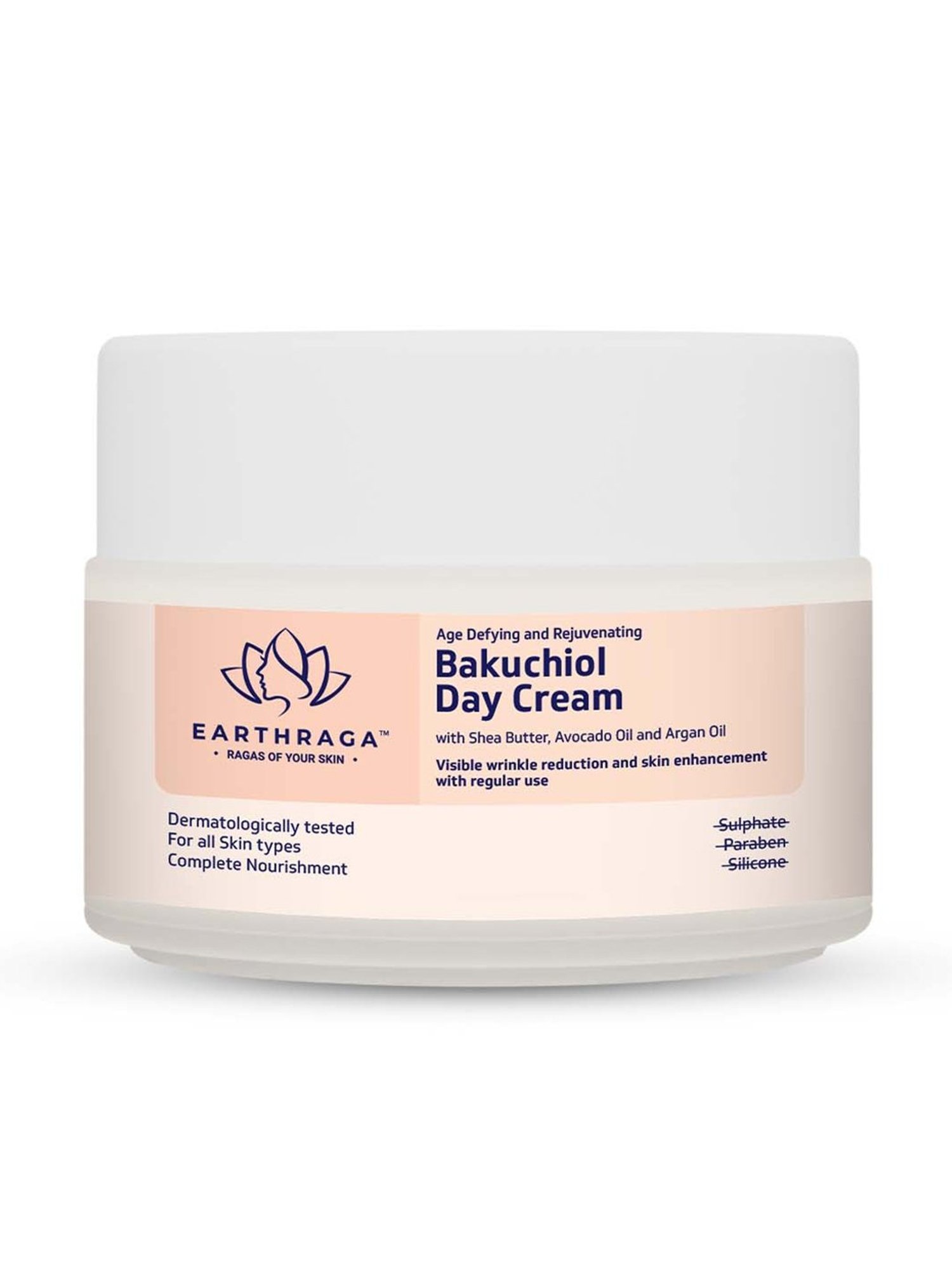Earthraga Age Defying and Rejuvenating Bakuchiol Day Cream - 100 gm
