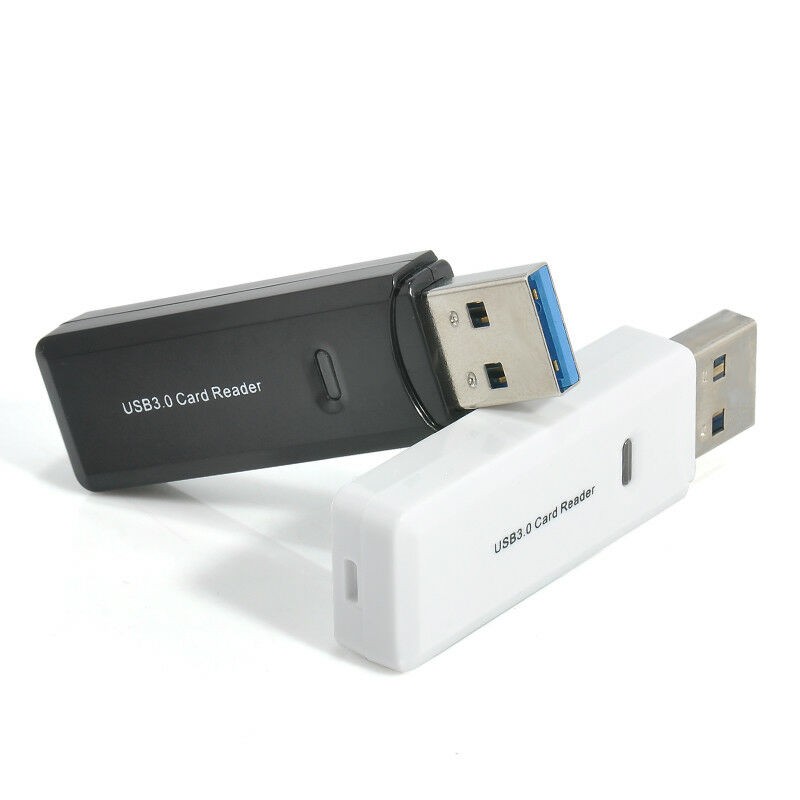 2-in-1 USB 3 Micro SD Card Reader SDXC TF T-Flash Memory Card Reader Adapter