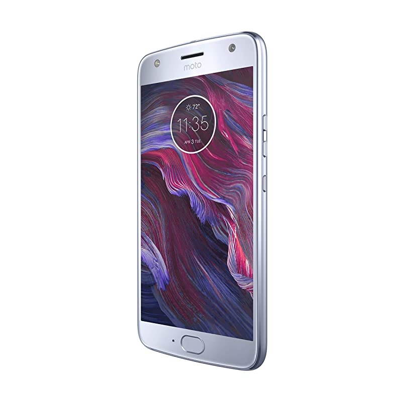 Moto X4 Factory Unlocked Phone 52quot Screen 32GB Sterling Blue US Warranty