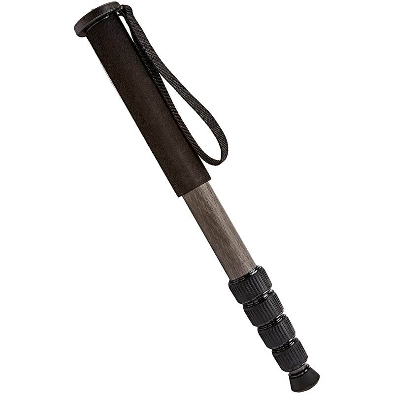 Basics Carbon Fiber Camera Monopod - 17.5 - 61 Inches, Black