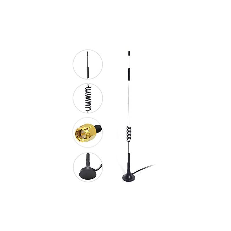 4G LTE 7dBi Magnetic Base SMA Male Antenna Compatible with 4G LTE Wireless Mobile Router Cellular Gateway Modem Home Phone Hotspot Mobile Cell Phone Signal Booster Repeater Cellular Amplifier