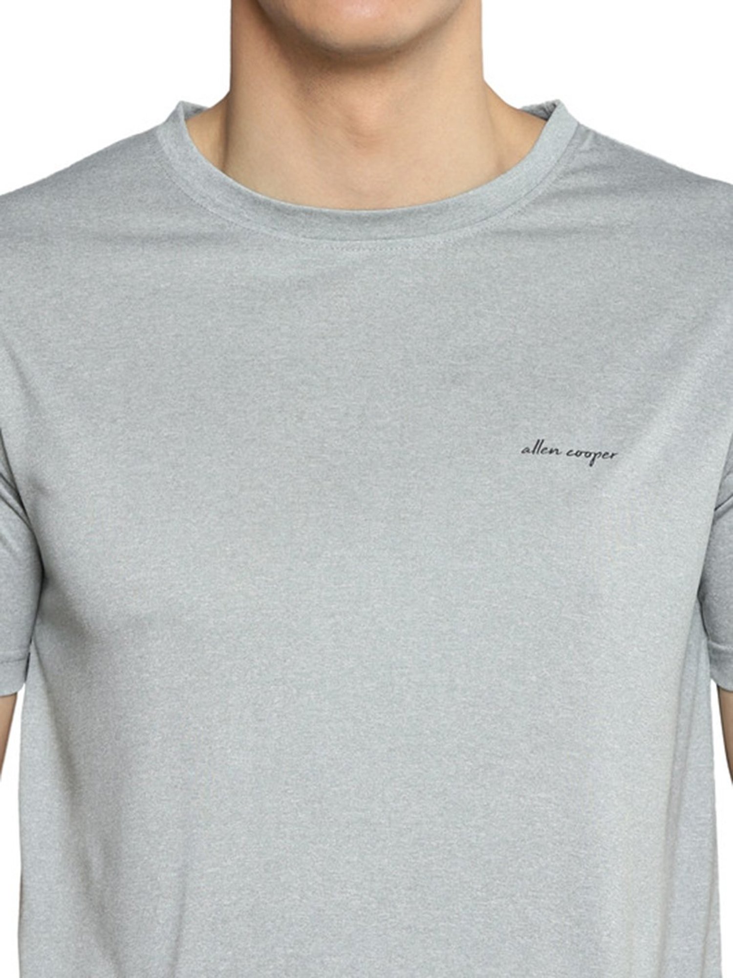 Allen Cooper Grey Crew T-Shirt