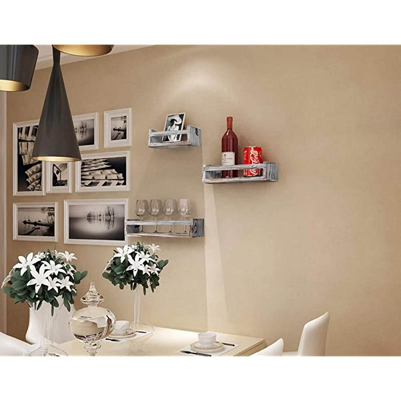 ShelvesWall ShelfShelfWall ShelvesRustic Wall Mount Shelf for Bathroom Bedroom Living Room Kitchen Office and More