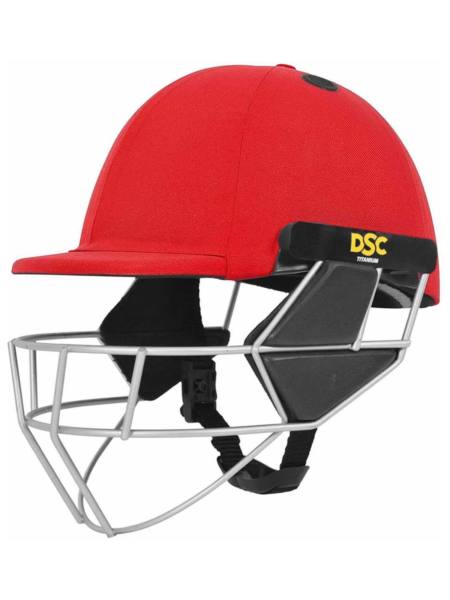 DSC Scud LITE Titanium Premium Cricket Helmet with Neck Guard Size - M