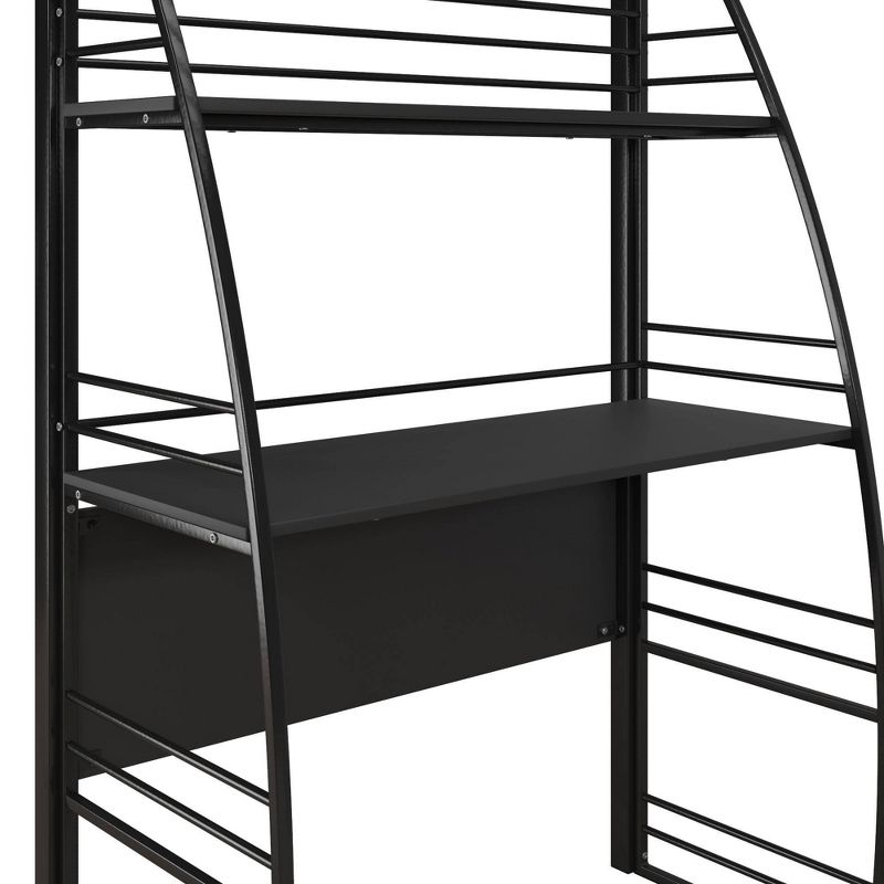 Richland Bunk  Twin over Twin w/ Raised Panel Trundle  Antique Walnut - Atlantic Frame