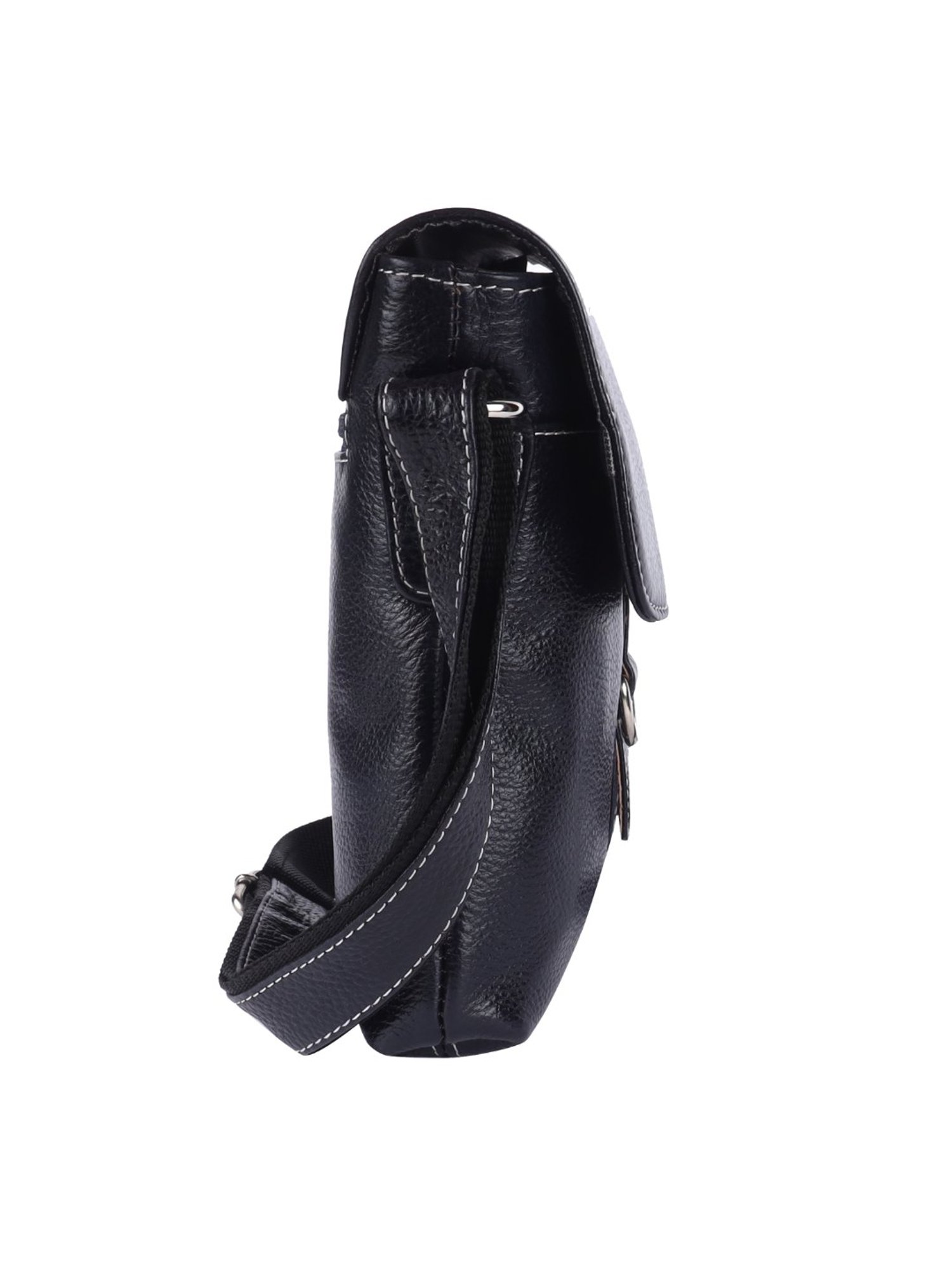 HiLEDER Pure Genuine Leather Messenger Shoulder Sling Cross Body Office Bag for Men and Women,Blue