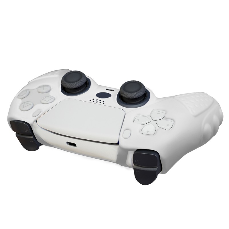 For PlayStation 5 Silicone Skin Cover Protector Case With Thumb Grip Caps Anti-Slip Soft Rubber Case For PS5