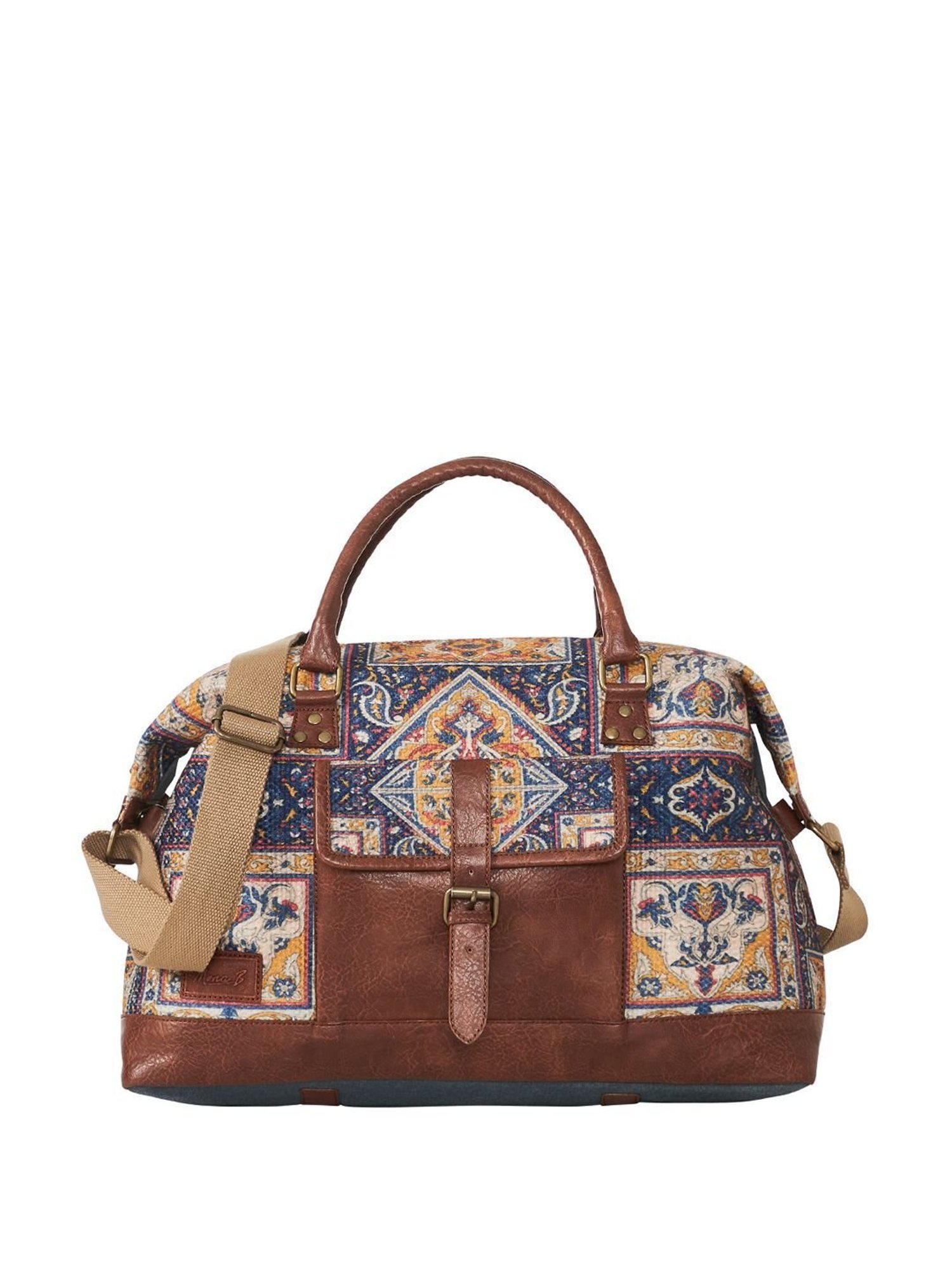Mona B Multicolor Large Duffle Bag