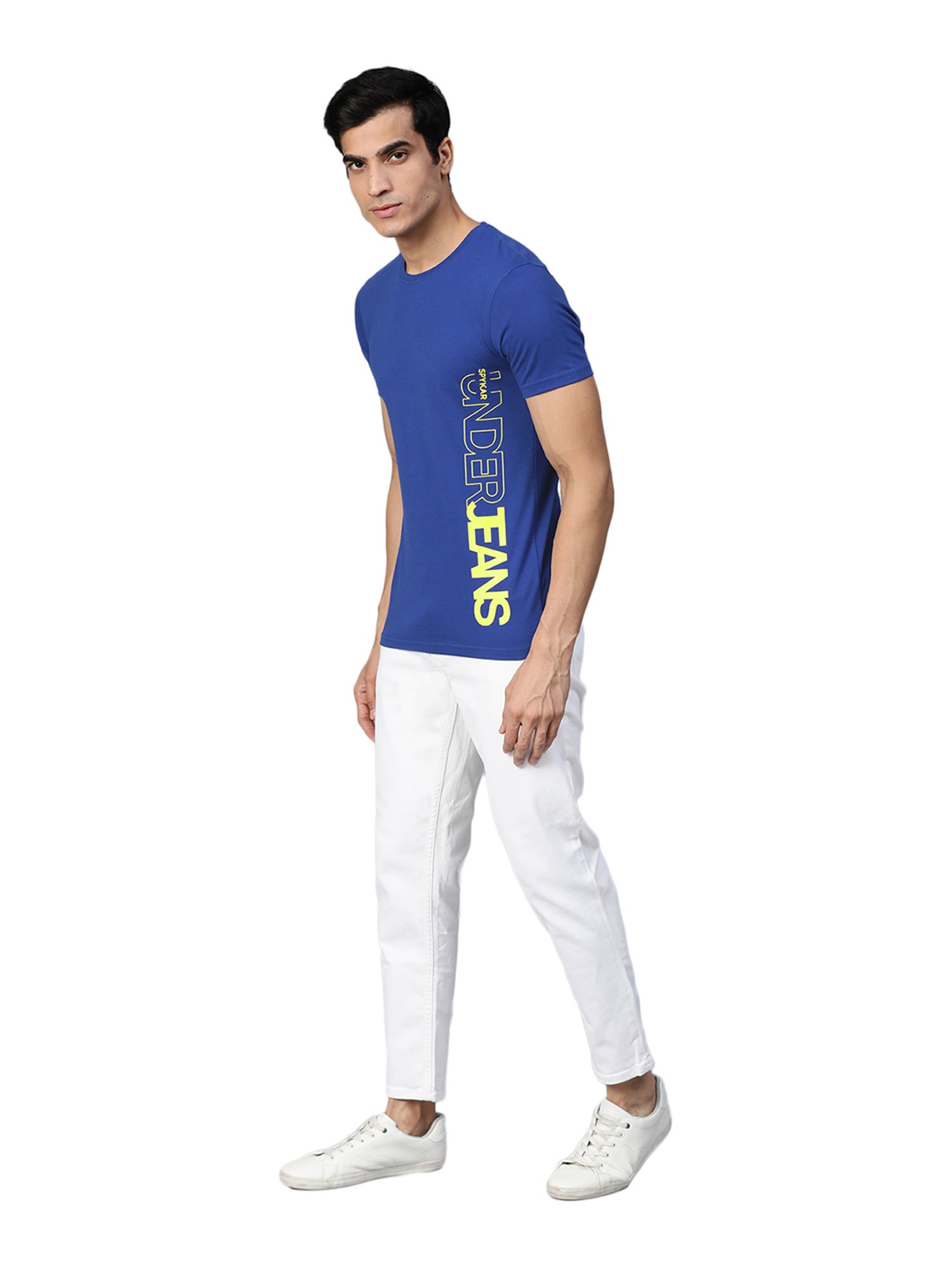 Spykar Blue T-Shirt