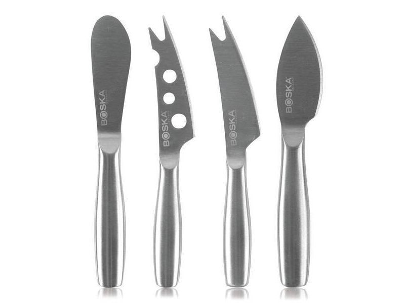 Boska 4pc Set of Stainless Steel Mini Cheese Knives