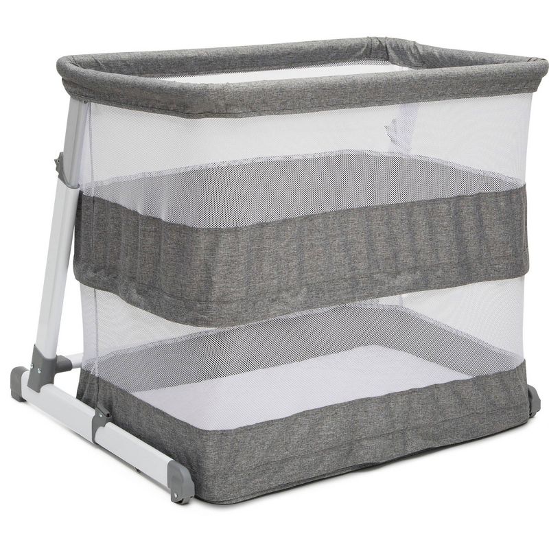 Simmons Kids' Room2Grow Newborn Bassinet to Infant Sleeper - Gray Tweed