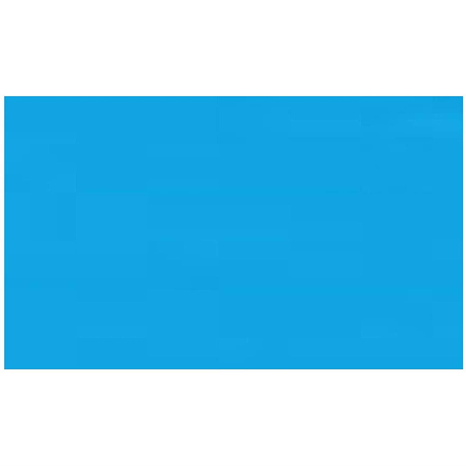 Colonial Cards: 150 Color Cardstock 3" x 5" Index Cards, Medium Blue, Unruled