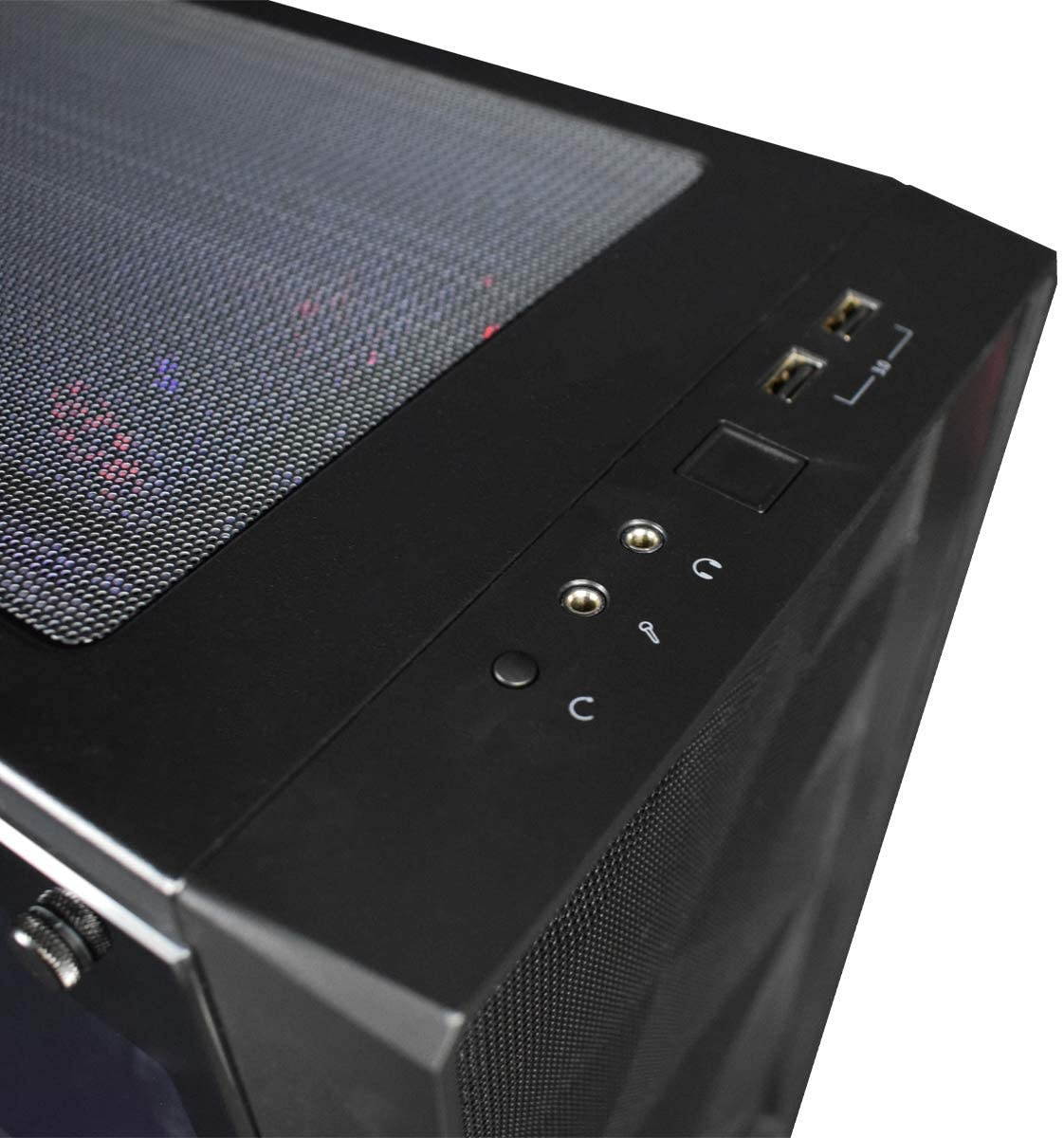 XOTIC Z490 Meshify C Gamer Computer (Intel 10th Gen i9-10900K 10-core 5.3GHZ Turbo, 16GB DDR4 RAM, 500GB NVMe SSD + 2TB HDD, GeForce RTX 3060 12GB, Windows 10) Liquid Cooled Gaming Desktop PC