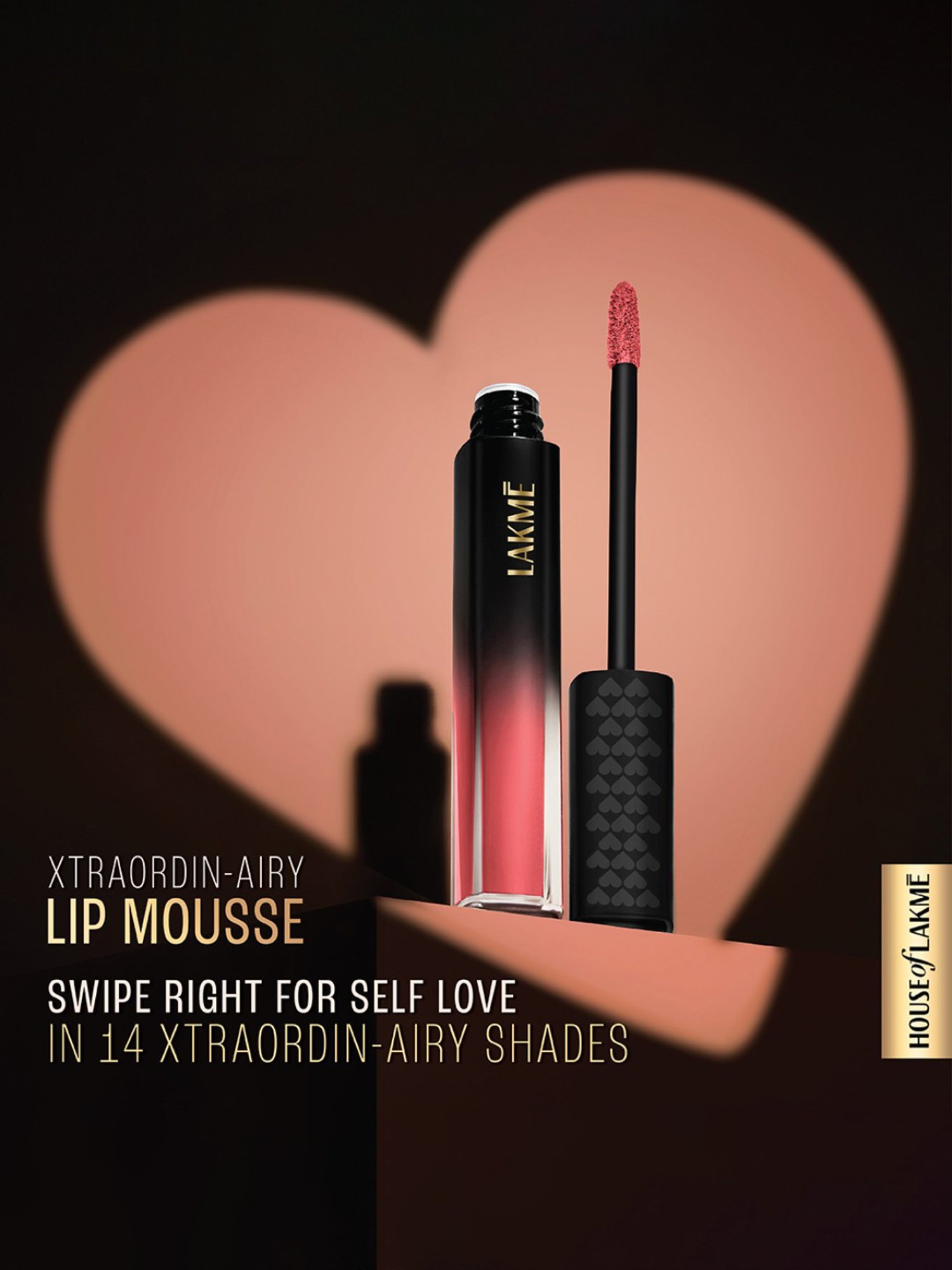 Lakme Velvet Matte Lip Mousse Sweetheart Pink - 4.6 gm