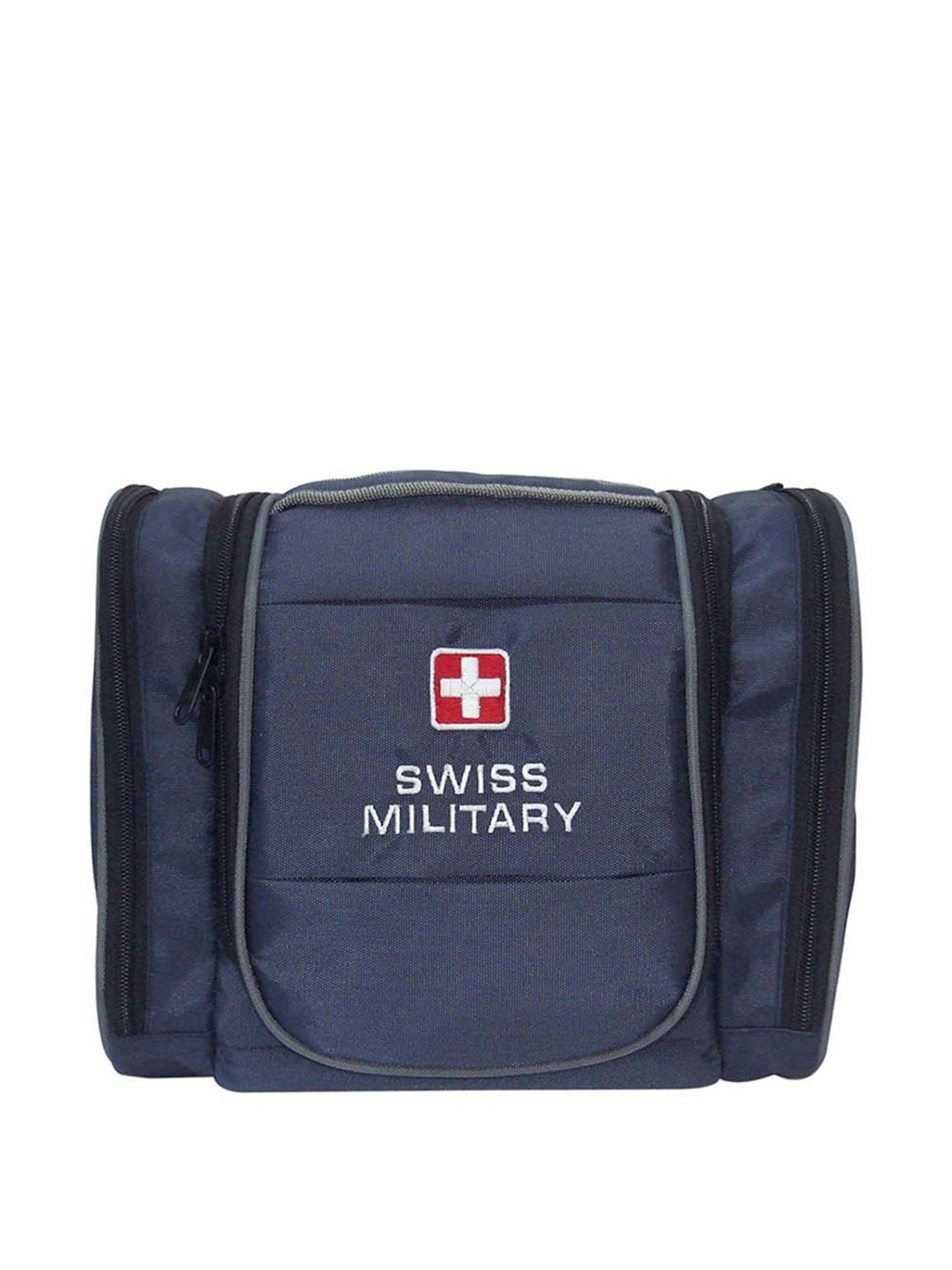 Louis Stitch Brunette Brown Leather Medium Toiletry Pouch