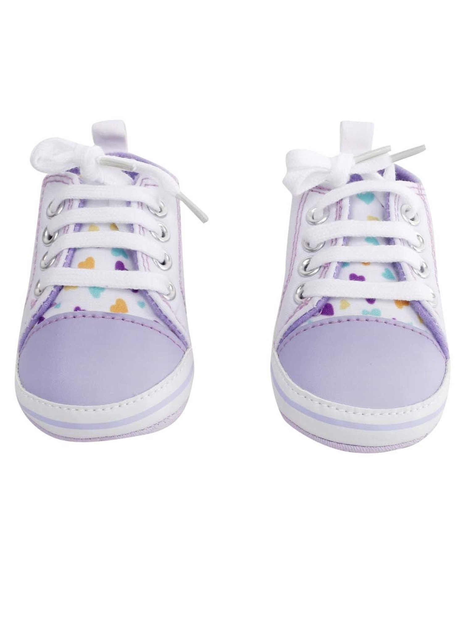 Baby Moo Kids Purple Lace Up Shoes