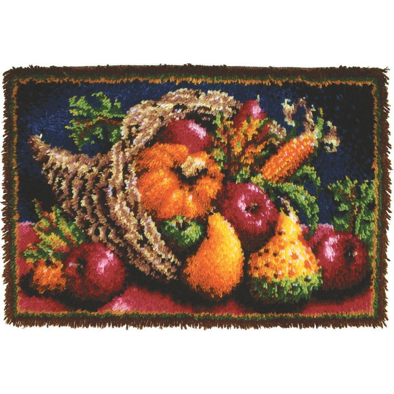 Wonderart Classic Latch Hook Kit 20"X30"-Country Harvest