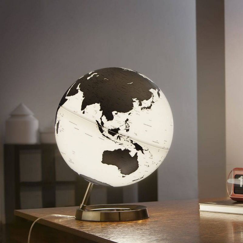 Light & Color Illuminated Designer Globe Charcoal - Waypoint Geographic