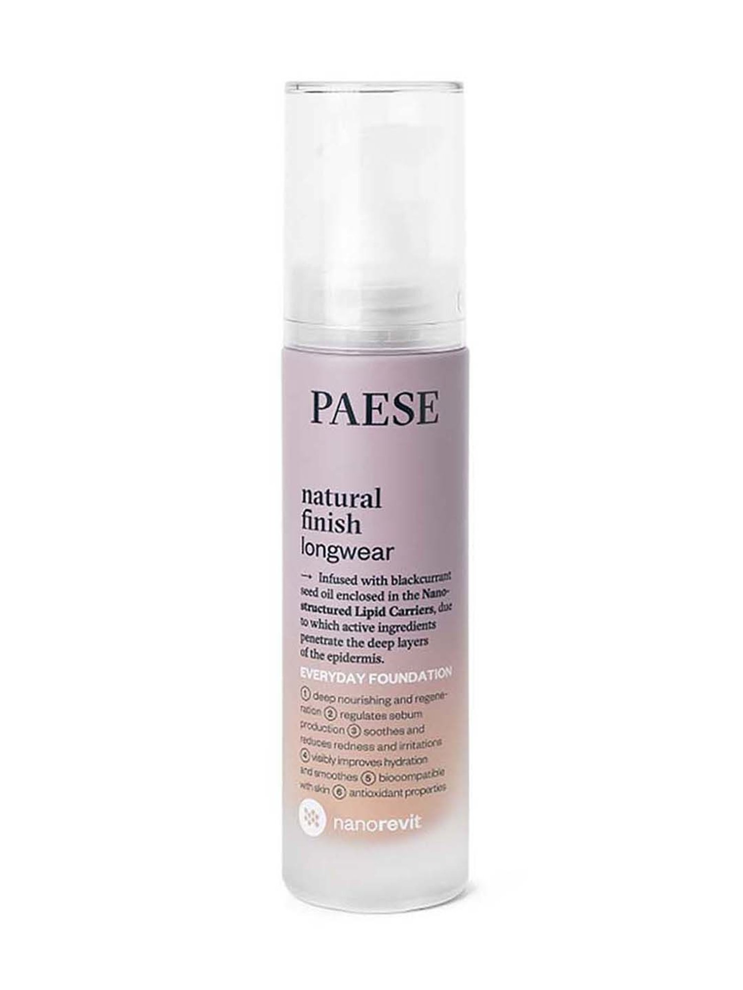 Paese Cosmetics Natural Finish Longwear Foundation 05 Natural - 35 ml