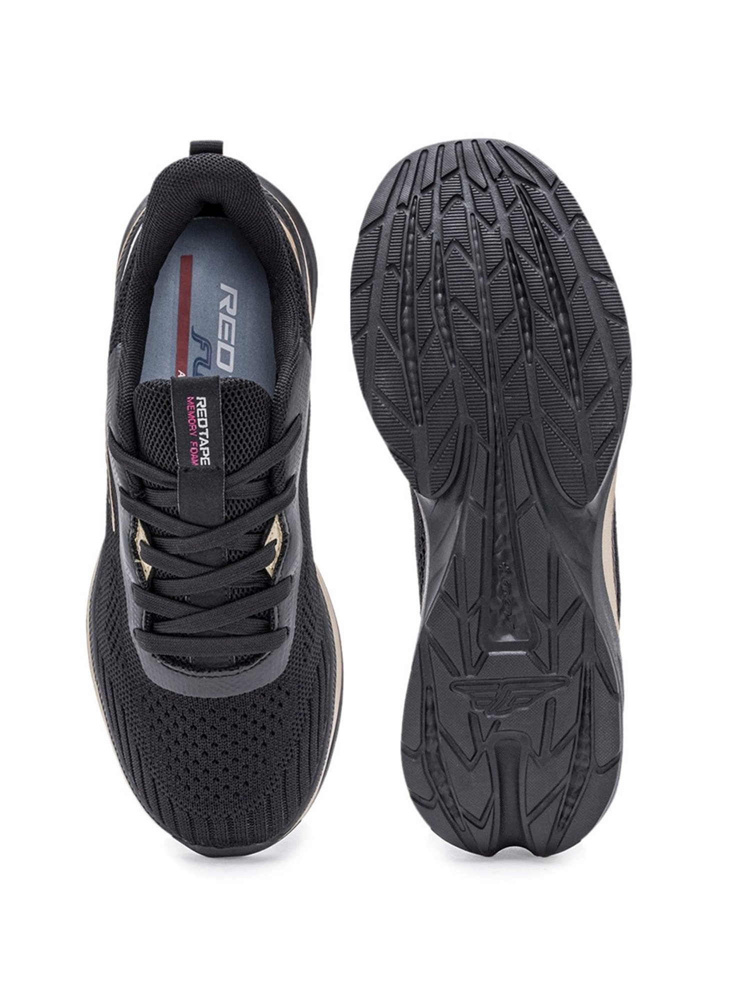 Red Tape Women's Black Running Shoes