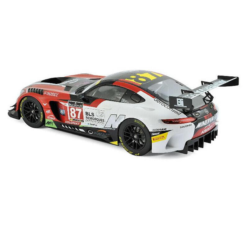Mercedes AMG GT3 #87 Ricci / Beaubelique / Vannelet (Team Akka) Winners GT Series Monza 2016 1/18 Diecast Car by Norev
