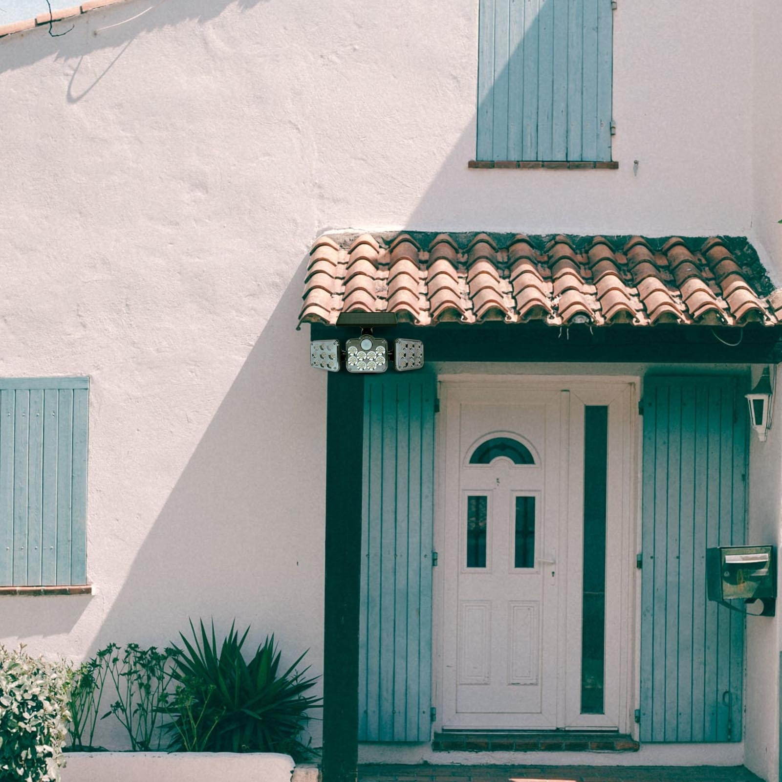 1Pc Waterproof Intelligence Wall Light Wall Light Wall Lamp Solar Light for Home Street Yard