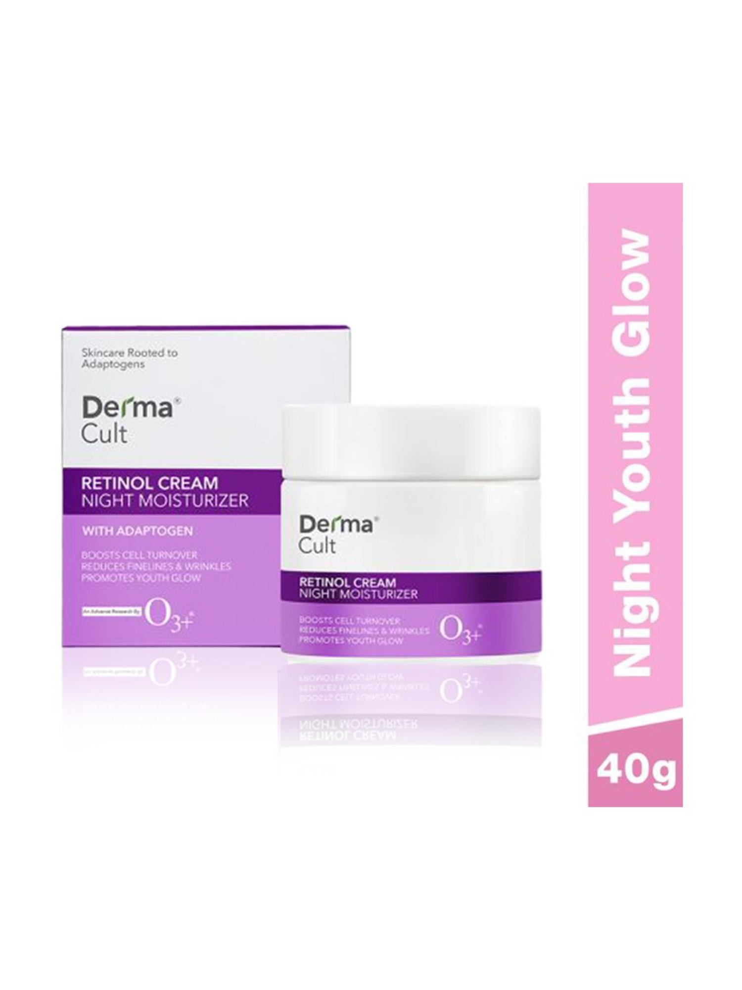 O3+ Purple Retinol Moisturiser Night Cream - 40 gm