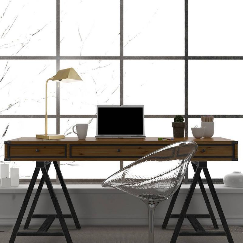 20" Pharmacy Desk Lamp Brass - Cresswell Lighting