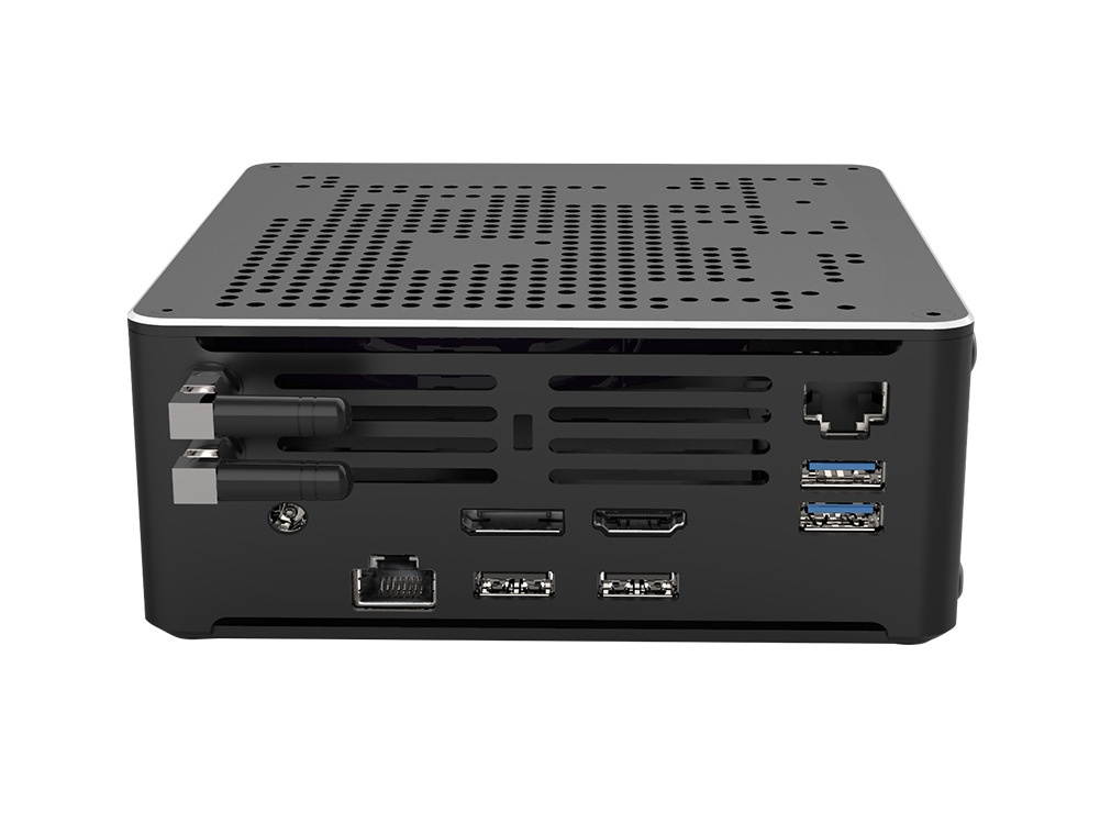 Partaker 4K 10th Gen Mini PC i9 10880H 2 Lans 2*DDR4 64GB 2*M.2 PCIE SATA Gaming Computer WIN 10 Pro HD DP AC WiFi 16GB Ram 512GB SSD