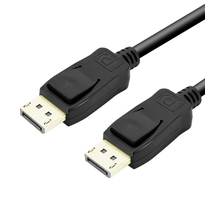 DisplayPort to DisplayPort 6 Feet Cable, YXwin DP to DP Male to Male Cable Gold-Plated Cord, Supports 4K@60Hz, 2K@144Hz Compatible for Lenovo, Dell, HP, ASUS and More