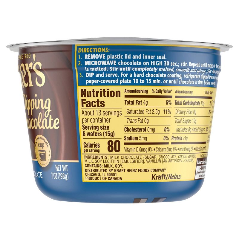 Baker's Microwaveable Dipping Milk Chocolate - 7oz