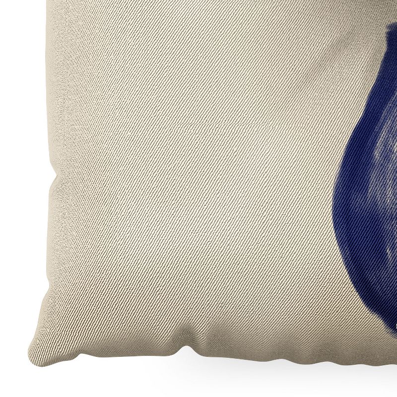 Hello Twiggs Blue Vase With Flowers Square Floor Pillow - Deny Designs