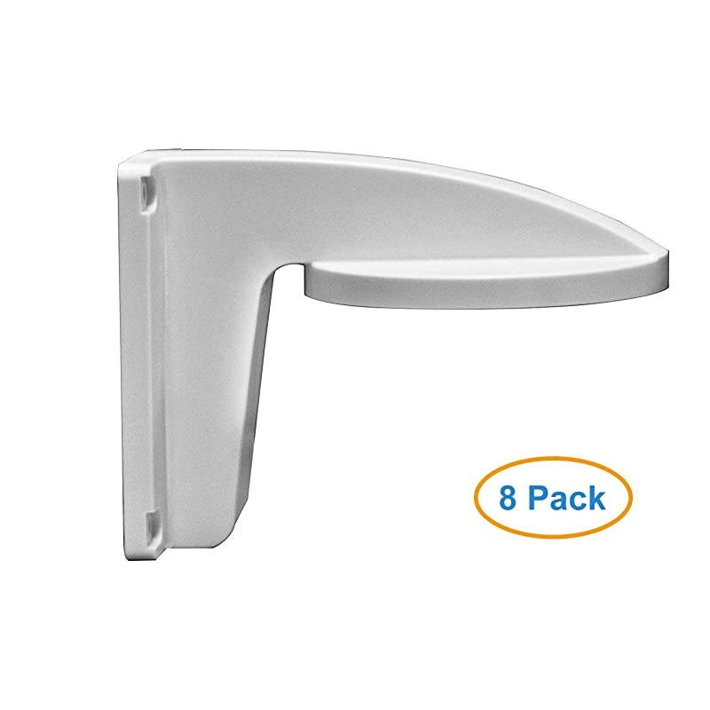 DS-1258ZJ Wall Mount Bracket for Hikvision Fixed Lens Dome IP Camera DS-2CD21x2 (8 Pack)