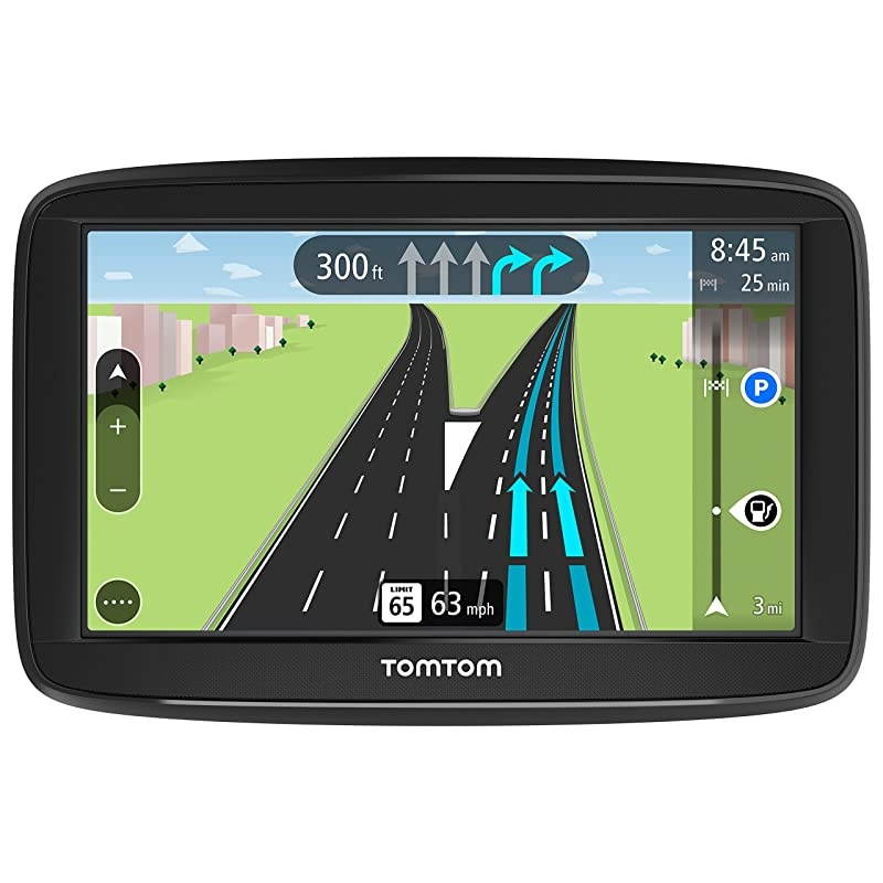 Via 1525M 5Inch GPS Navigation Device with Free Lifetime Maps of North America Advanced Lane Guidance and Spoken TurnByTurn Directions