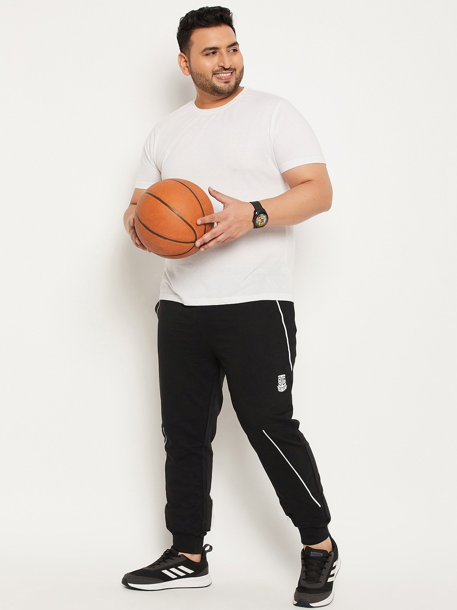 Bigbanana Black Regular Fit Joggers