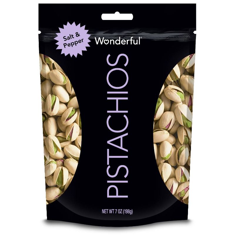 Wonderful Salt And Pepper Pistachios - 7oz