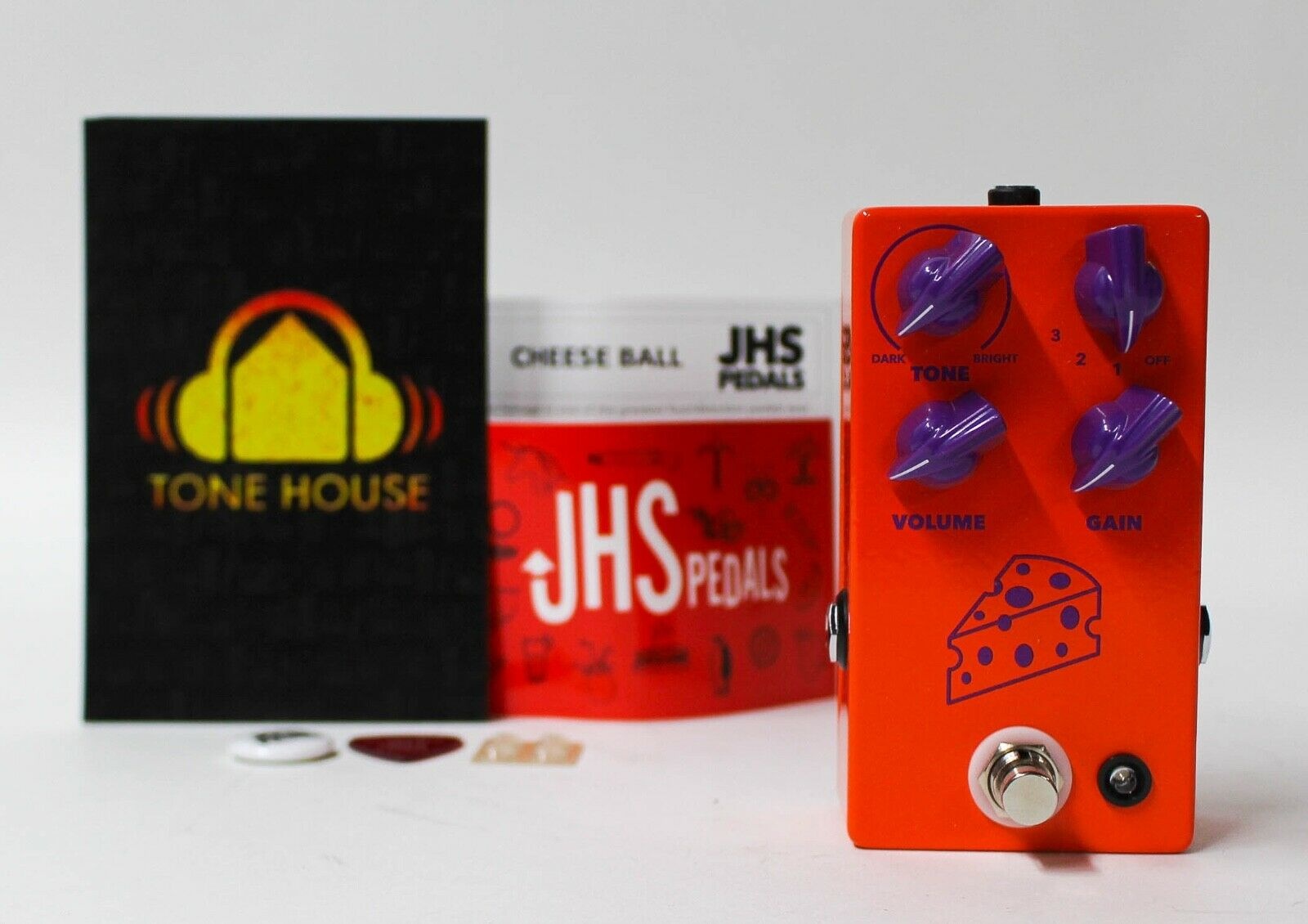 JHS Cheese Ball Distortion / Fuzz Guitar Effect Pedal - NEW
